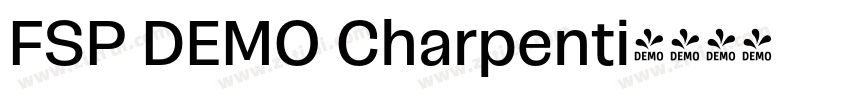 FSP DEMO Charpenti字体转换 FSP DEMO Charpenti字体转换